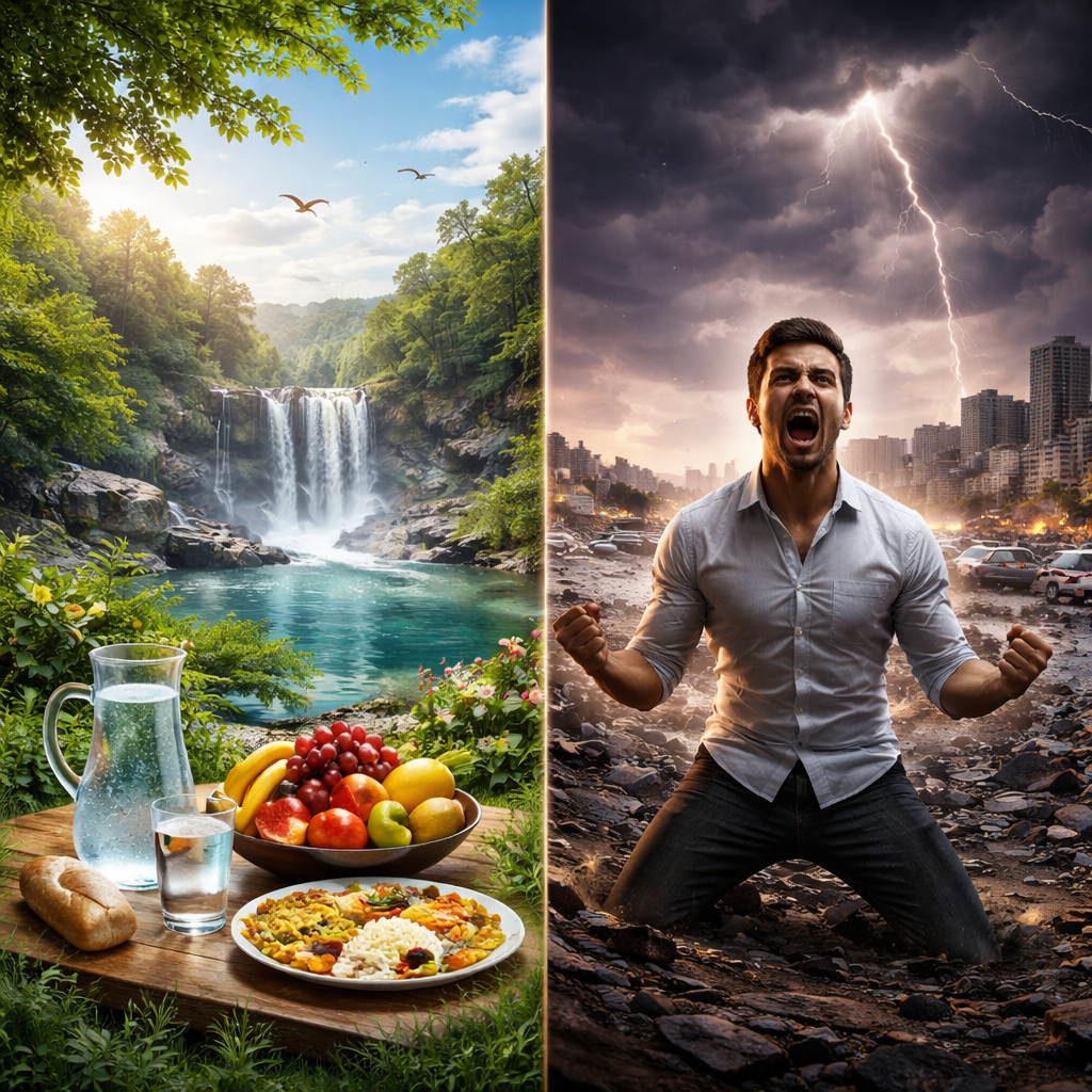 भूख-प्यास तृप्ति देती है, क्रोध केवल विनाश