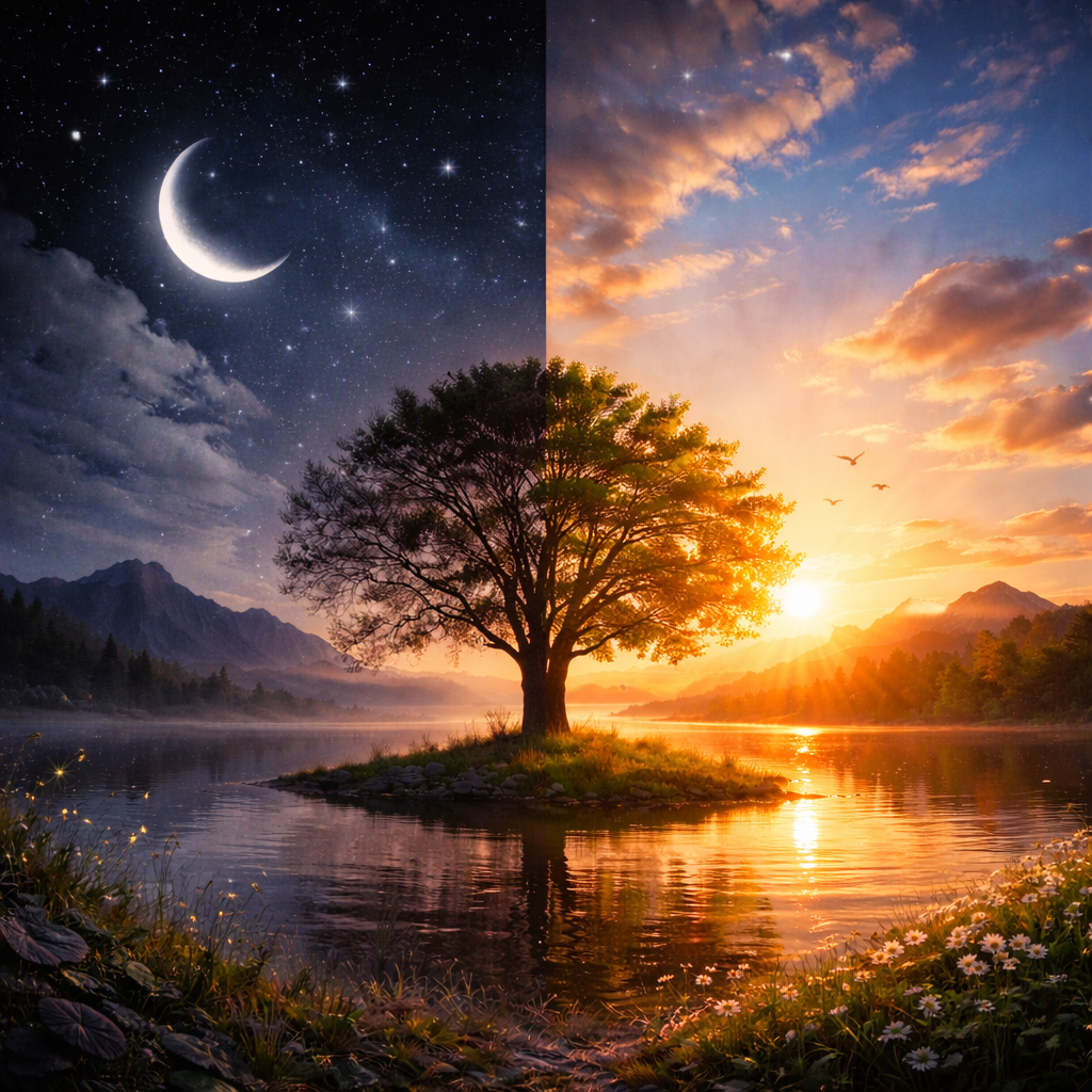 अंधेरा-प्रकाश, जीवन की पूर्णता है