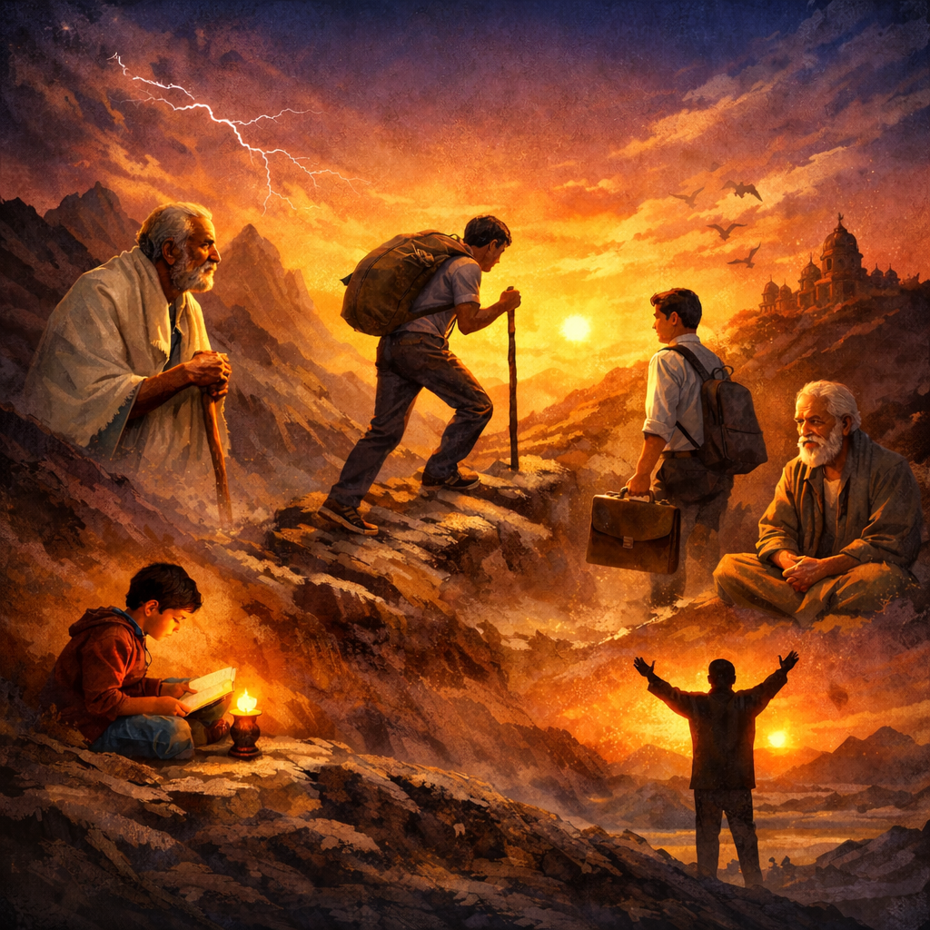 संघर्षों की राह में, कर्म ही दीपक बनकर चमकता है