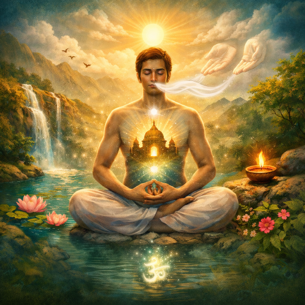 शरीर मंदिर है, प्राण ही उसमें परमात्मा हैं।