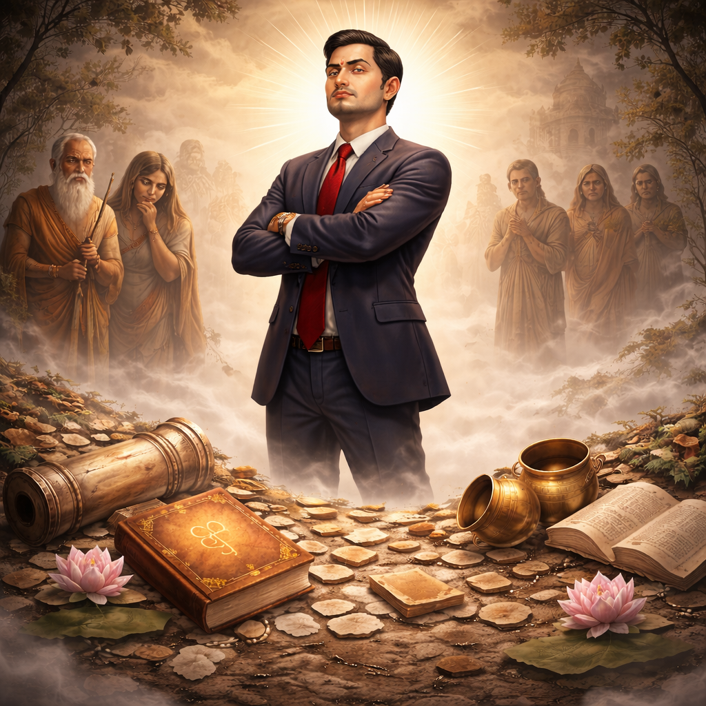 अहंकार मनुष्य को सत्य और संस्कार से दूर कर देता है